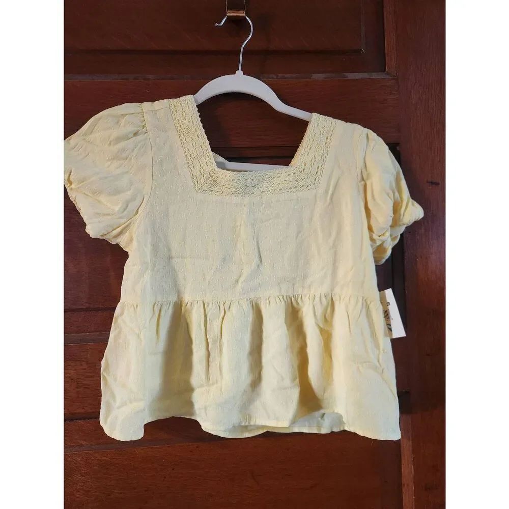 NWT Falls Creek yellow top size 10/12